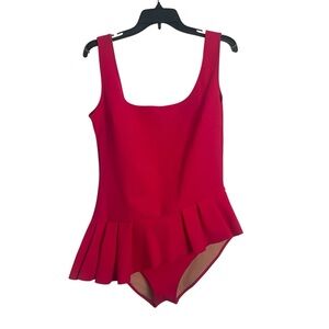 Chiara Boni Hot Pink Ruffle-One Piece Swimsuit